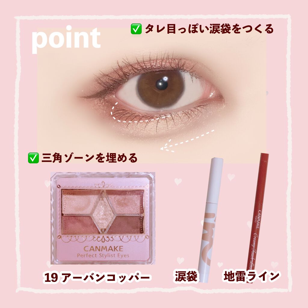 クリーミータッチライナー/キャンメイク/ジェルアイライナーを使ったクチコミ（2枚目）