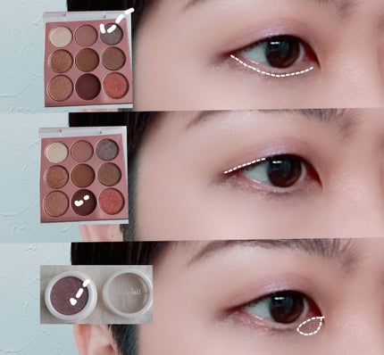 スモール アイシャドウ×9/M・A・C/アイシャドウパレットを使ったクチコミ(4枚目)