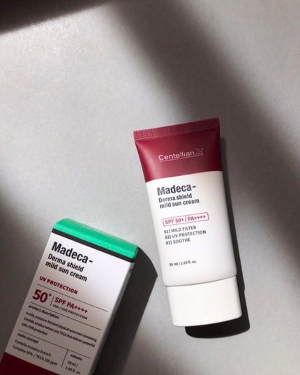 マデカ ダーマシールド マイルドサンクリーム/センテリアン24/日焼け止めクリームを使ったクチコミ(1枚目)