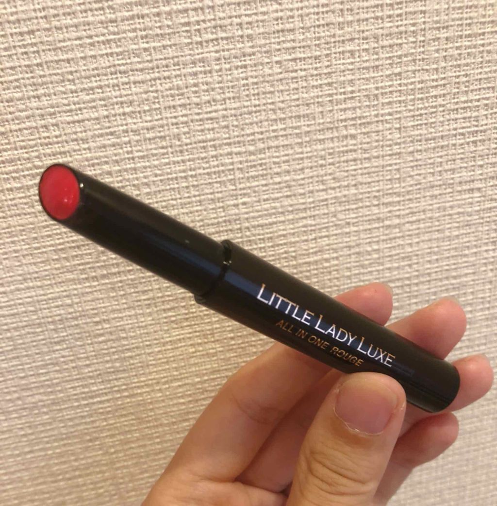 オールインワンルージュ 03 コーラルレッド/リトルレディ リュクス/リップグロスを使ったクチコミ（2枚目）