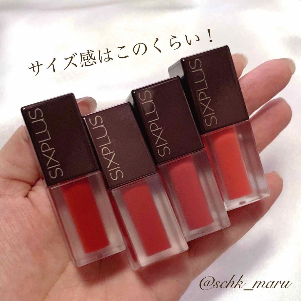 SIXPLUS マット リキッド リップスティック/SIXPLUS/リップグロスを使ったクチコミ(2枚目)