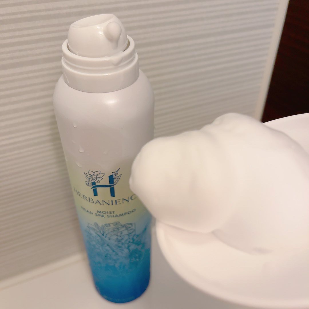 炭酸モイストスパシャンプー/HERBANIENCE/市販シャンプーを使ったクチコミ（3枚目）