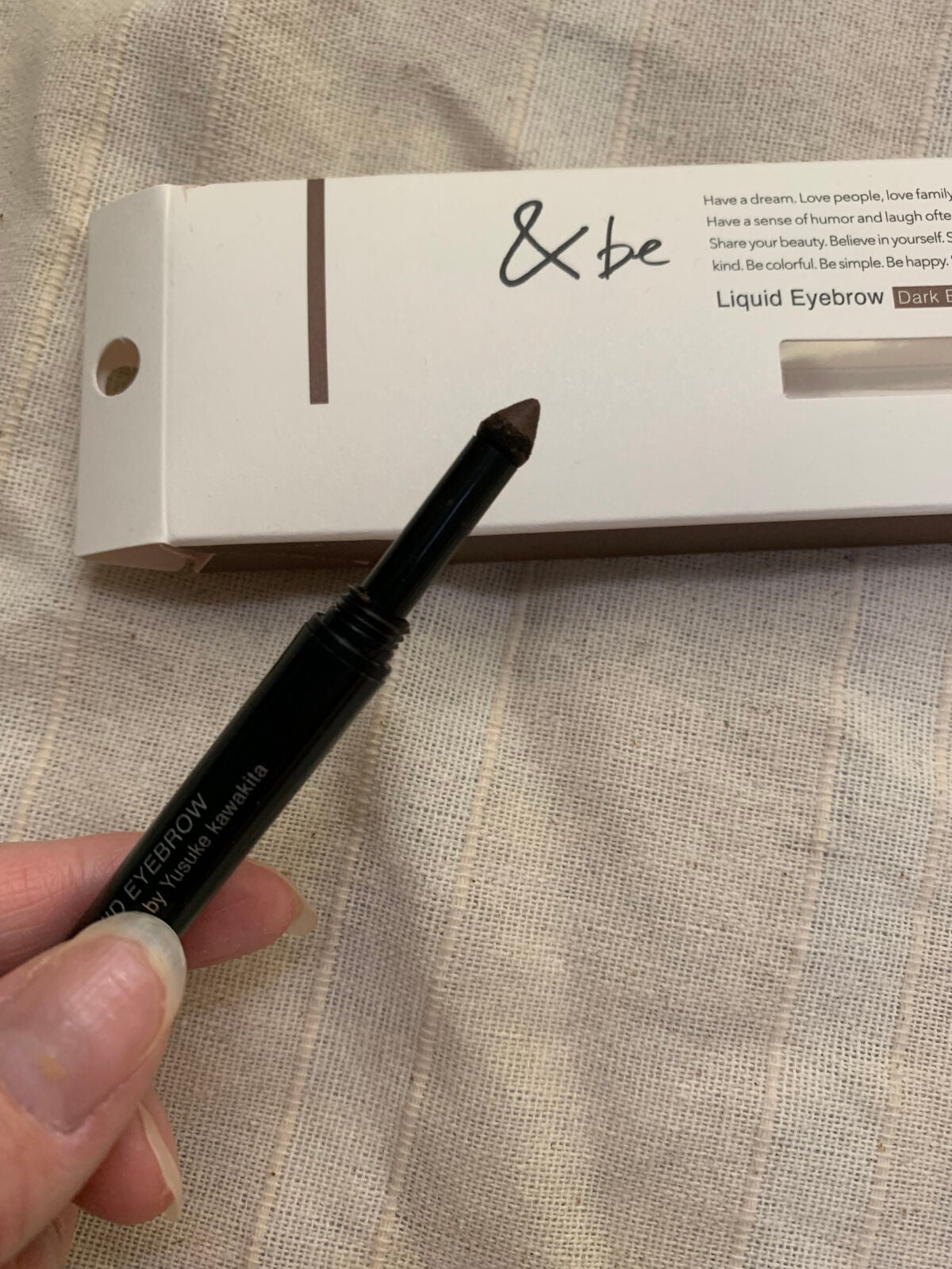 &be リキッドアイブロウ/&be/リキッドアイブロウを使ったクチコミ(3枚目)