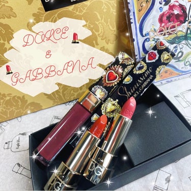 シャイニッシモ ハイシャインリップラッカー #330 Amethyst Vibe/DOLCE&GABBANA BEAUTY/口紅を使ったクチコミ（1枚目）