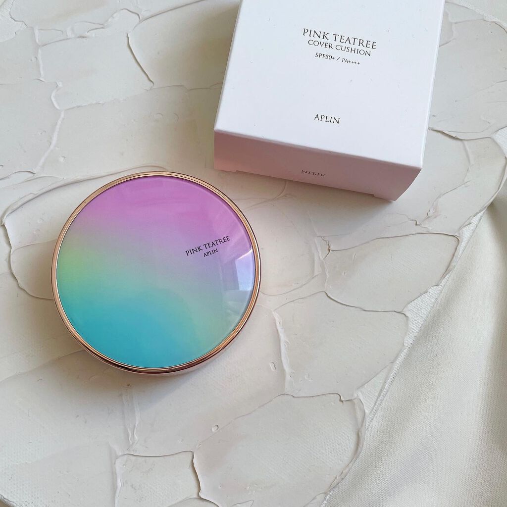 クリアカバークッション 21号 NATURAL/rom&nd/クッションファンデーションを使ったクチコミ（1枚目）