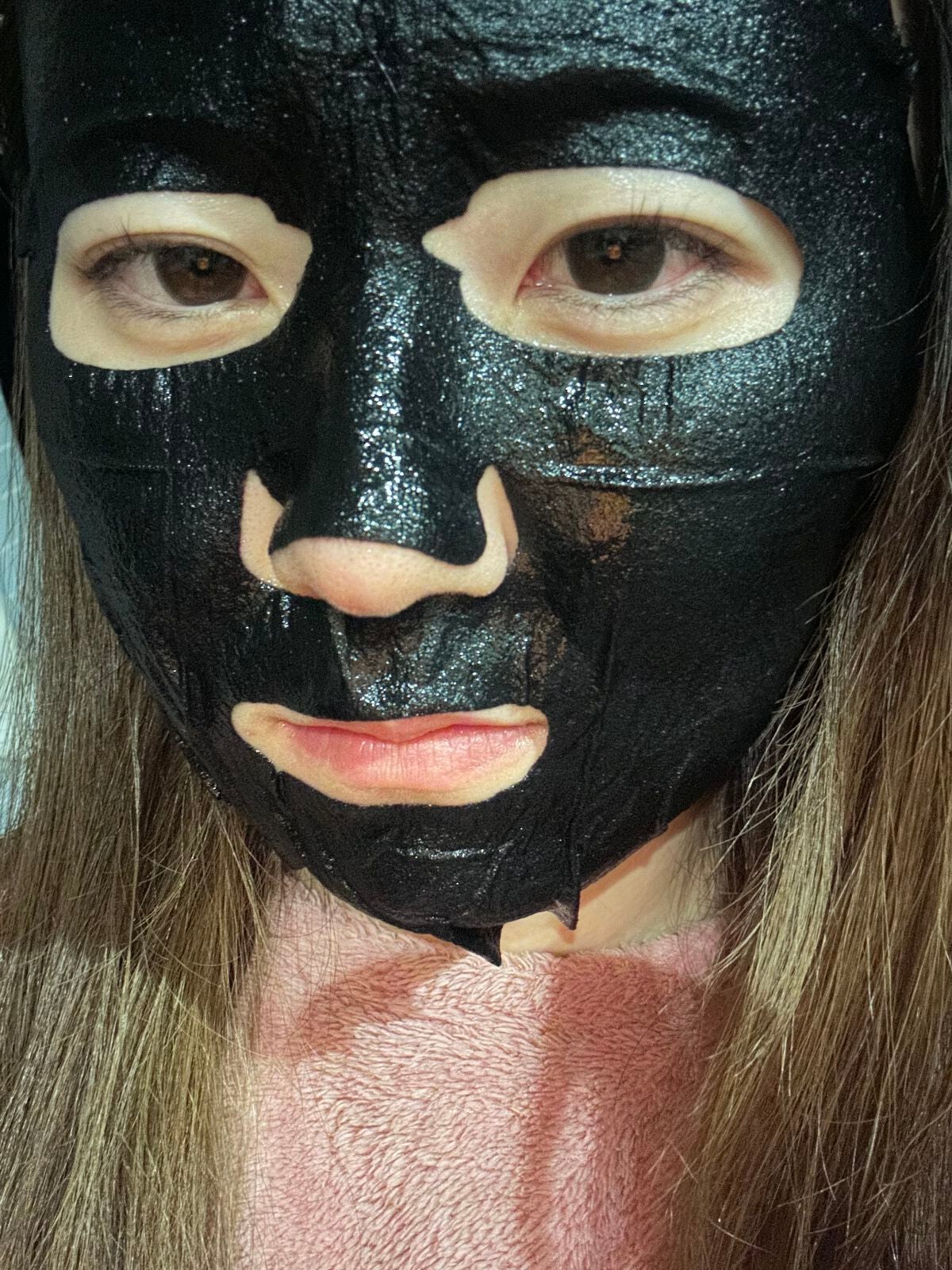 H.D.P ポアスタンピング ブラックマスクEX./MEDIHEAL/シートマスク・パックを使ったクチコミ(2枚目)