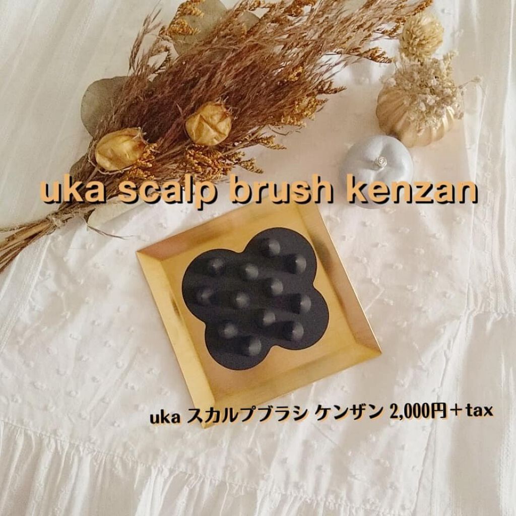 uka scalp brush kenzan/uka/スカルプブラシを使ったクチコミ（1枚目）