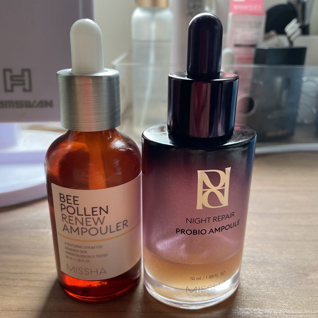 ミシャレボリューション／ナイト サイエンス エッセンス 5th/MISSHA/美容液を使ったクチコミ（2枚目）