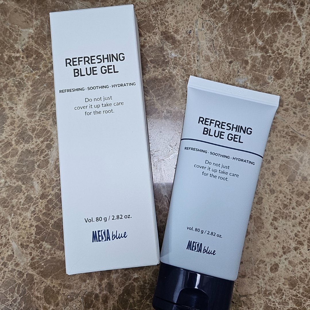 メサブルーリフレッシングブルージェル/MESAblue/フェイスクリームを使ったクチコミ（3枚目）