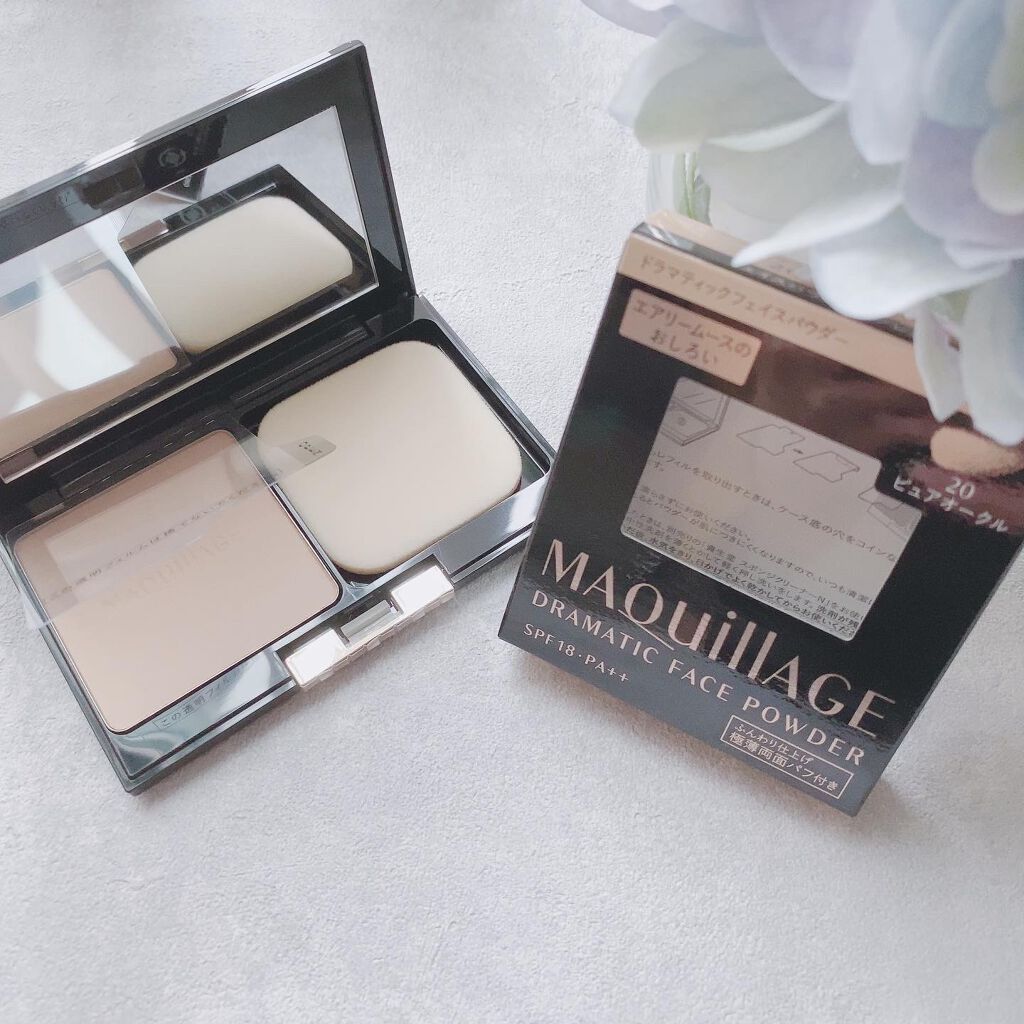 ドラマティックフェイスパウダー/マキアージュ/プレストパウダーを使ったクチコミ(5枚目)