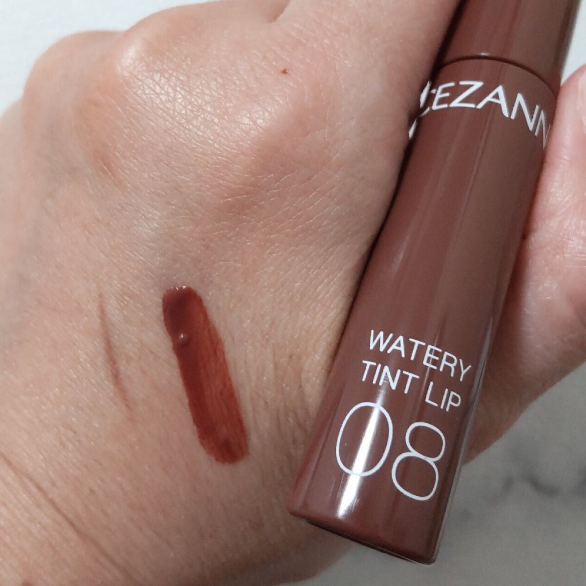 ウォータリーティントリップ/CEZANNE/リップティントを使ったクチコミ(2枚目)