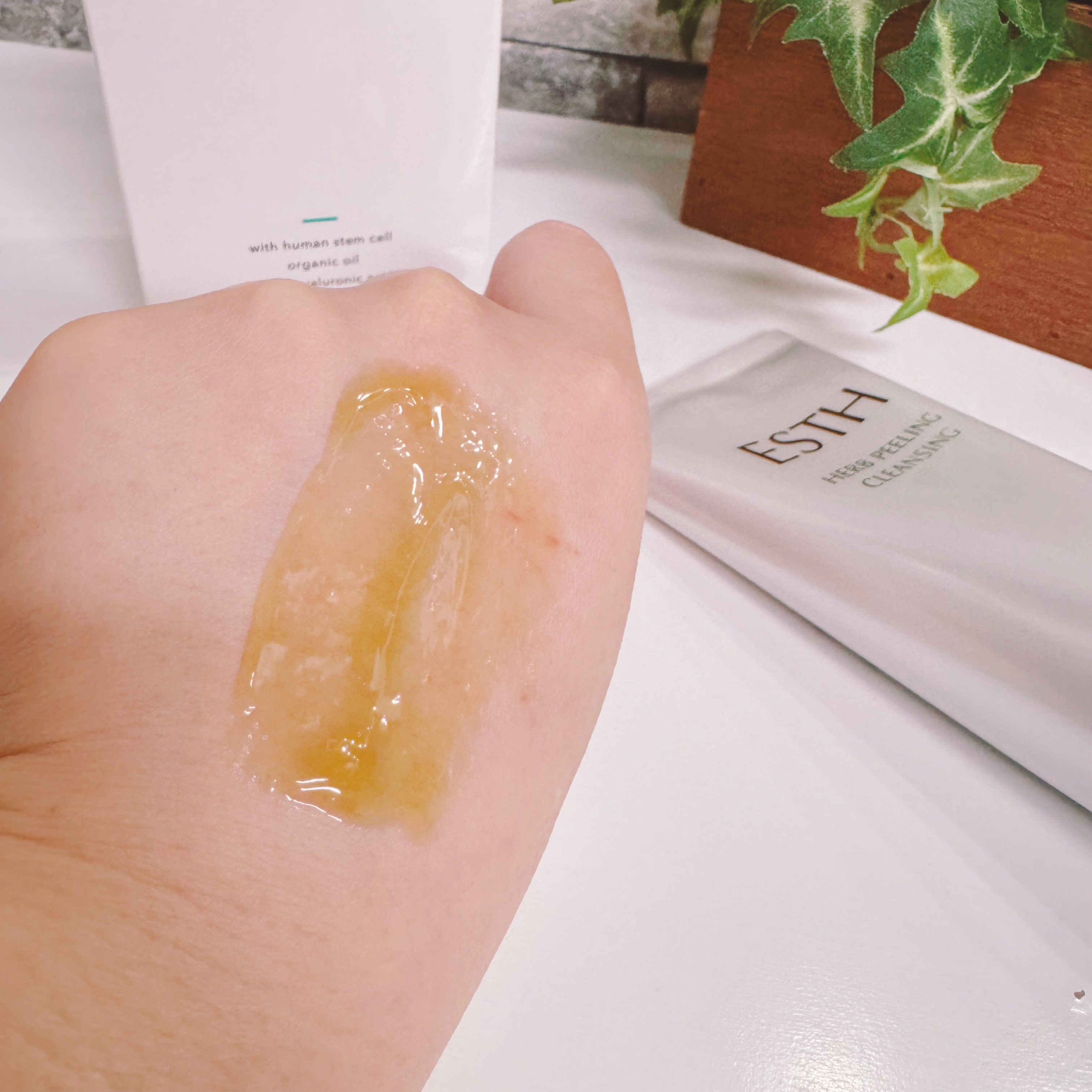 ESTH ハーブピーリングクレンジング 120g 2個セットLEDミラー付き ESTH ハーブクレンジング 2個セット 2個セットESTH ハーブ