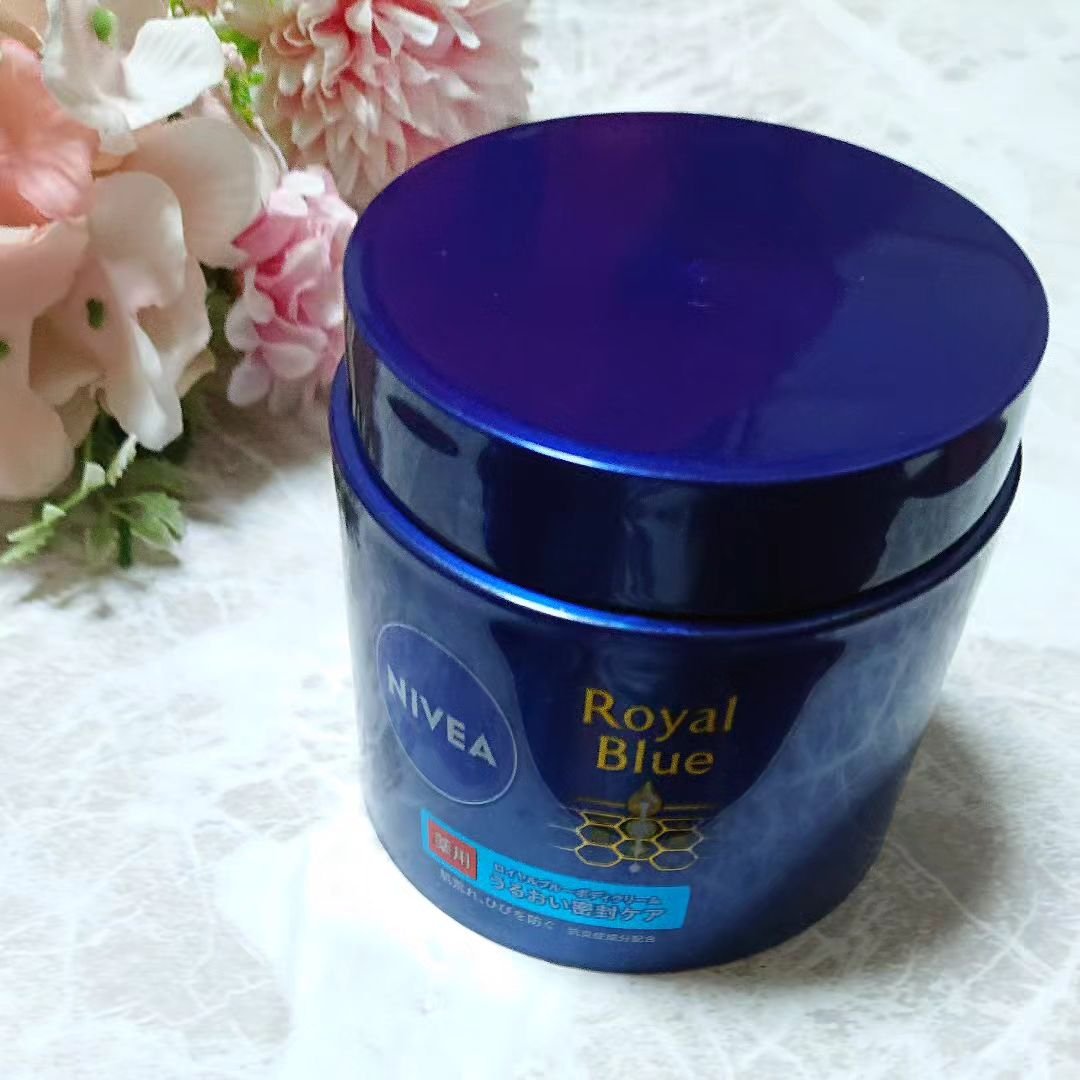 ニベア ロイヤルブルーボディクリーム うるおい密封ケア/ニベア/ボディクリームを使ったクチコミ（3枚目）