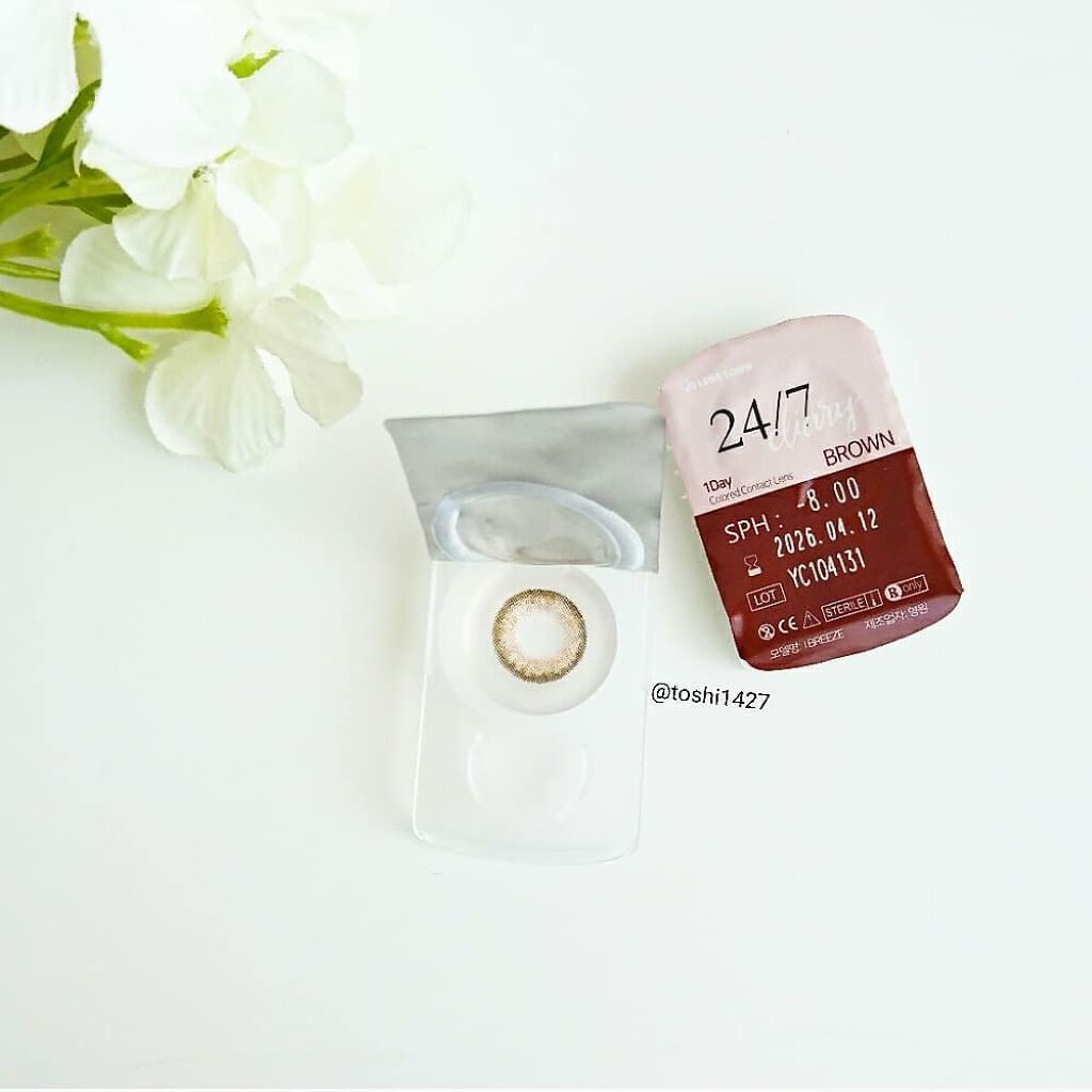 247diary/THEPIEL/カラーコンタクトレンズを使ったクチコミ（2枚目）