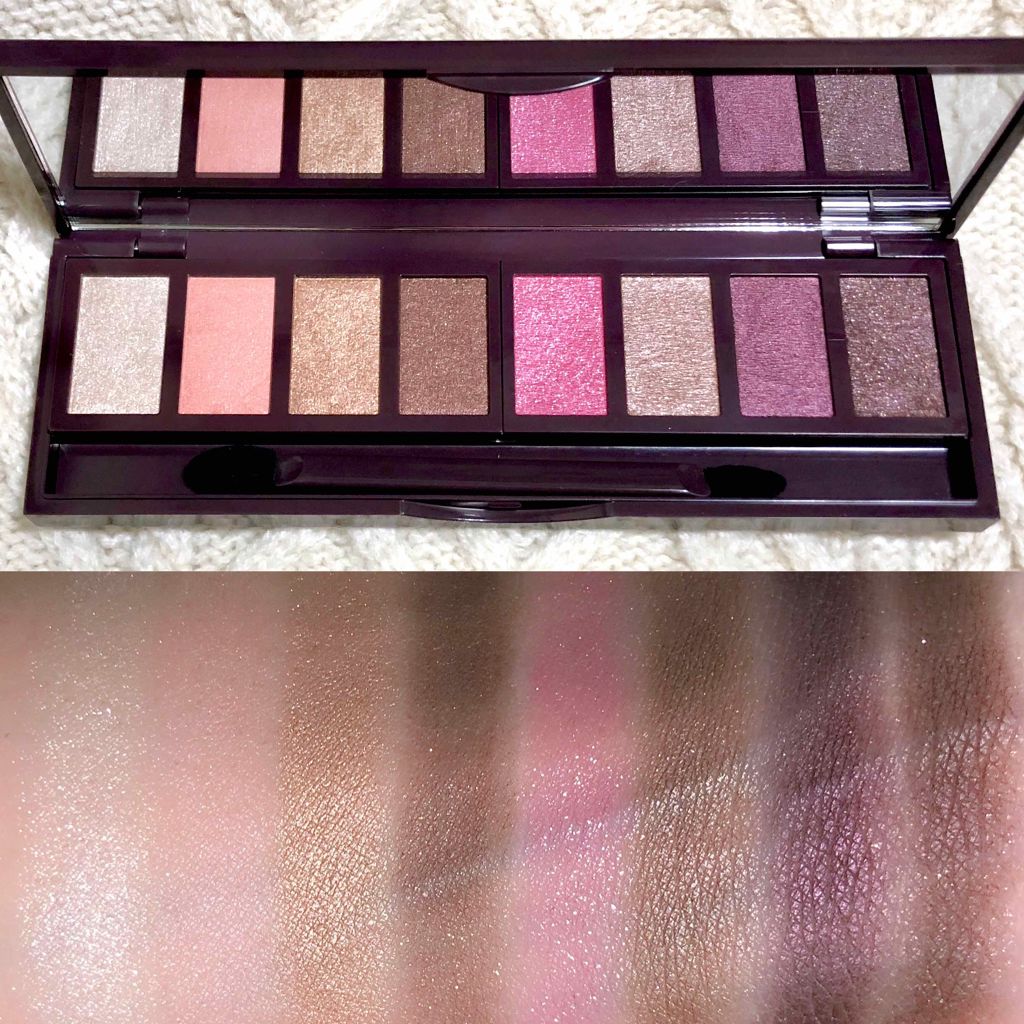 グラマラスリッチ アイパレット (クリスマスコフレ 2018)/Visée/メイクアップキットを使ったクチコミ(2枚目)