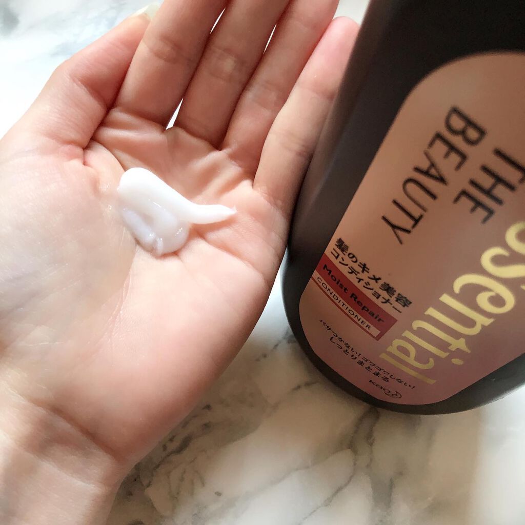 THE BEAUTY 髪のキメ美容シャンプー／コンディショナー＜モイストリペア＞	/エッセンシャル/市販シャンプーを使ったクチコミ（3枚目）