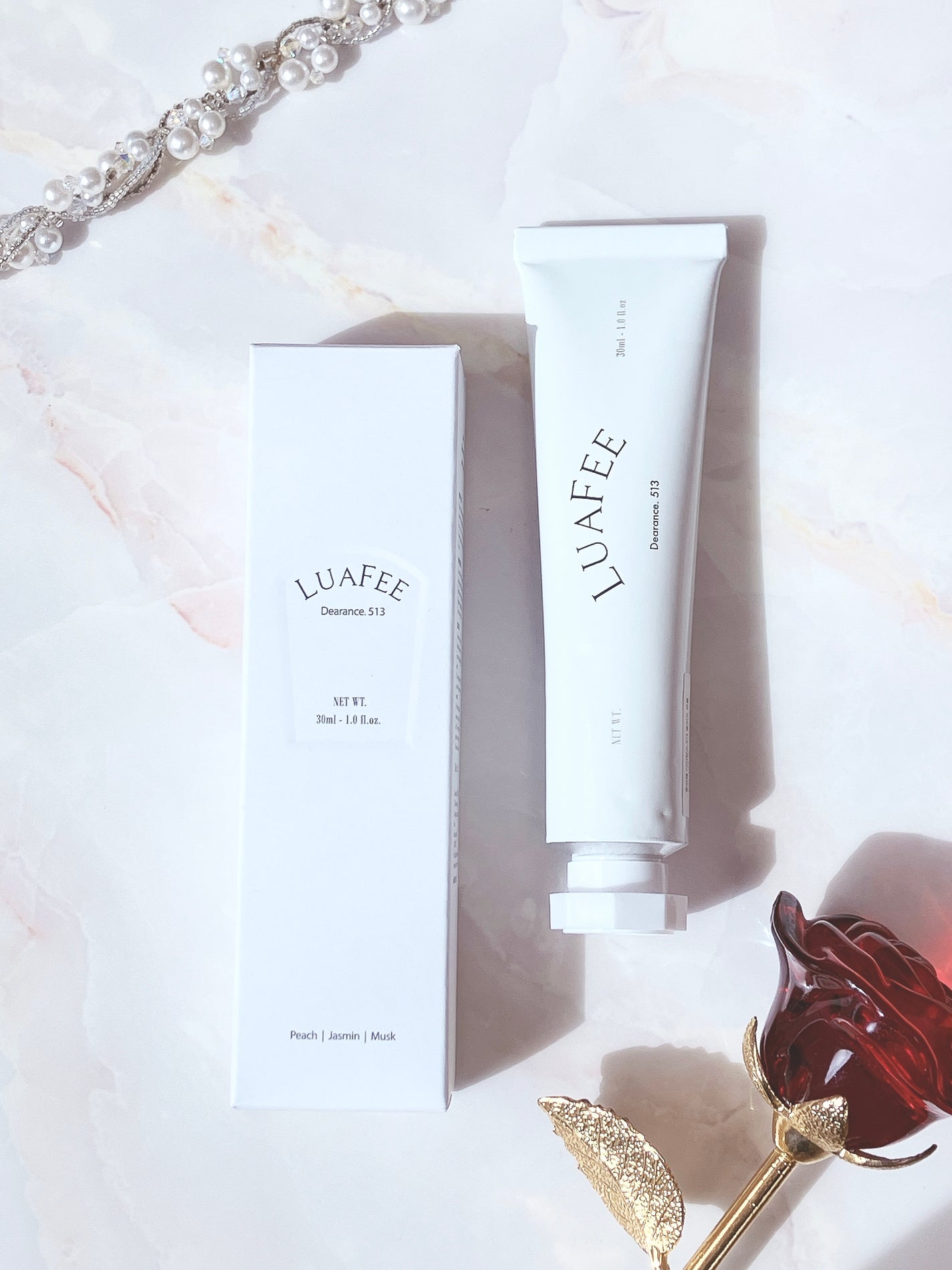 ソリッド パフューム ホワイトアプリコット/LUAFEE/練り香水を使ったクチコミ(1枚目)