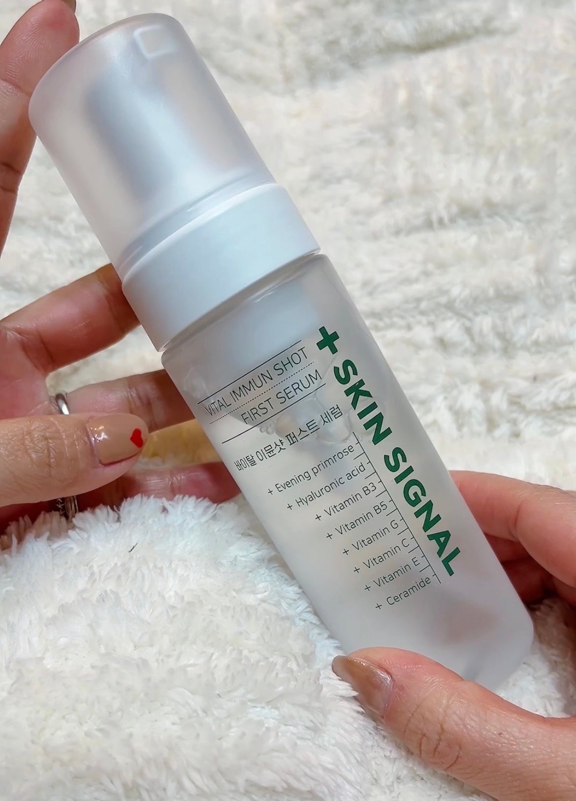 バイタルイミュンショットファーストバブルセラム/SKIN SIGNAL/美容液を使ったクチコミ(3枚目)
