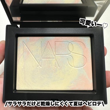 NARS ライトリフレクティング プリズマティックパウダーのクチコミ「【ツヤ】去年即完売したNARSのマーブルパウダーが待望の限定復刻！

------------.....」（3枚目）