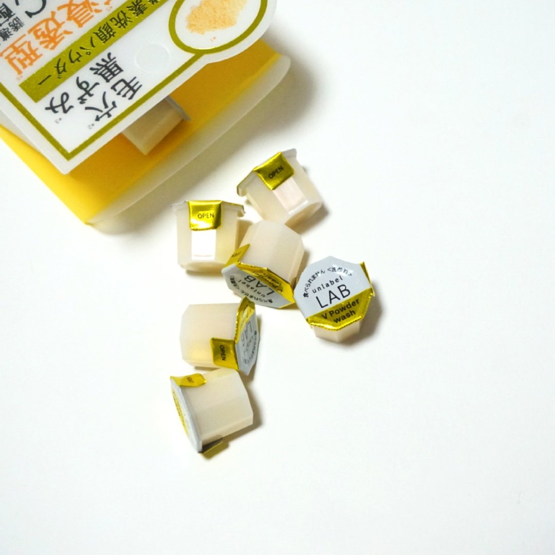 V 酵素洗顔パウダー/unlabel/洗顔パウダーを使ったクチコミ（1枚目）