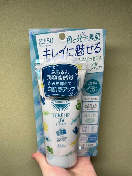 トーンアップUV エッセンス/サンカット®/日焼け止めローションを使ったクチコミ(1枚目)