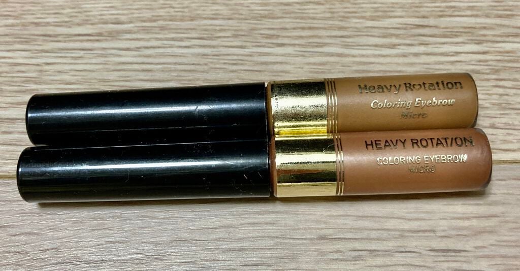 カラーリングアイブロウ マイクロ/ヘビーローテーション/眉マスカラを使ったクチコミ(1枚目)