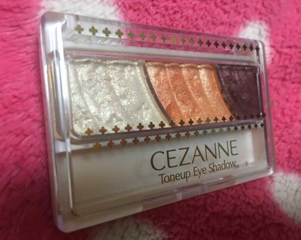 トーンアップアイシャドウ/CEZANNE/アイシャドウパレットを使ったクチコミ(1枚目)