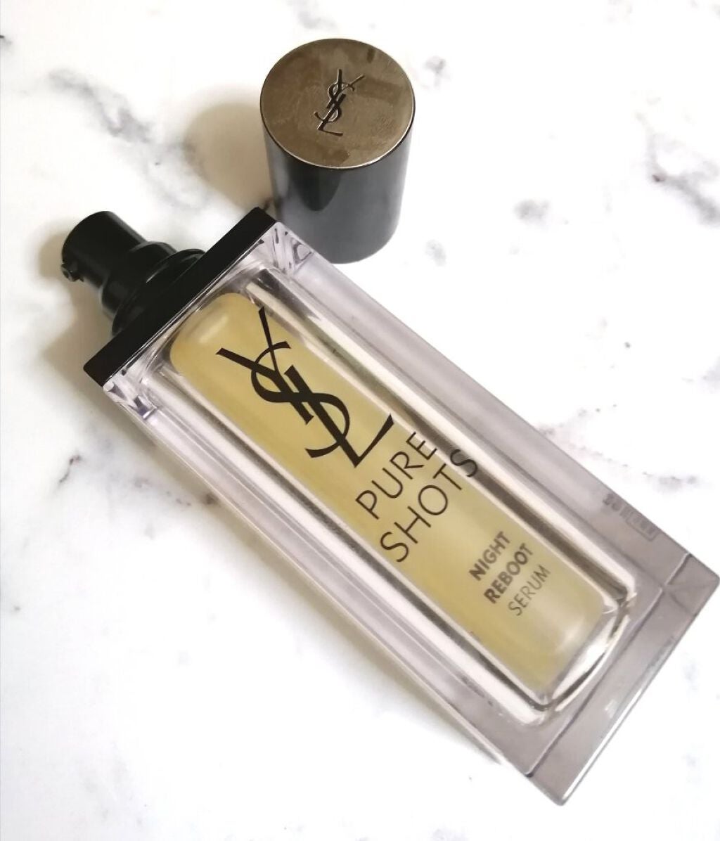 ピュアショット ナイト リチャージセラム/YVES SAINT LAURENT BEAUTE/美容液を使ったクチコミ(2枚目)