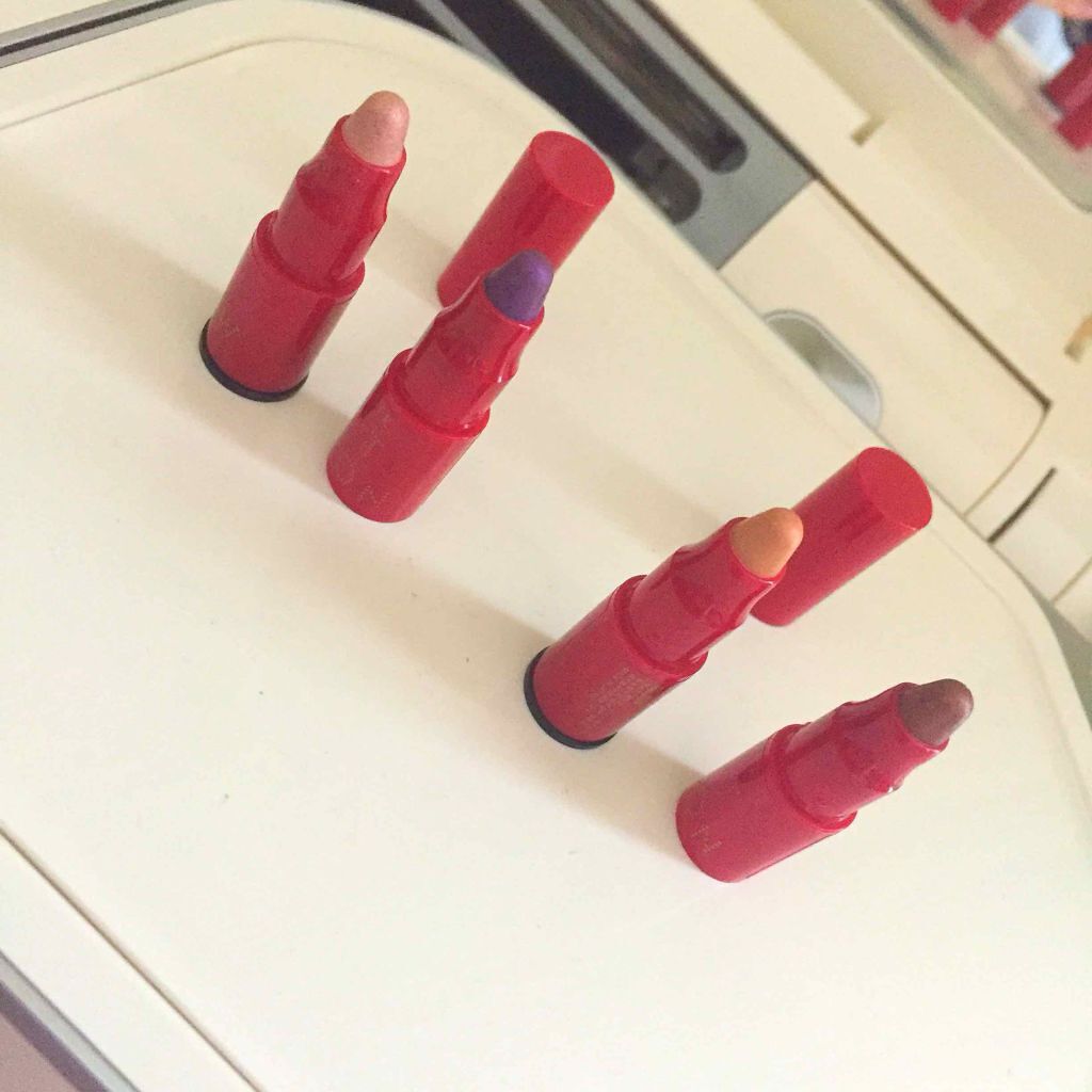 プチクレヨンアイシャドー ミニセット/インテグレート/スティックアイシャドウを使ったクチコミ（2枚目）