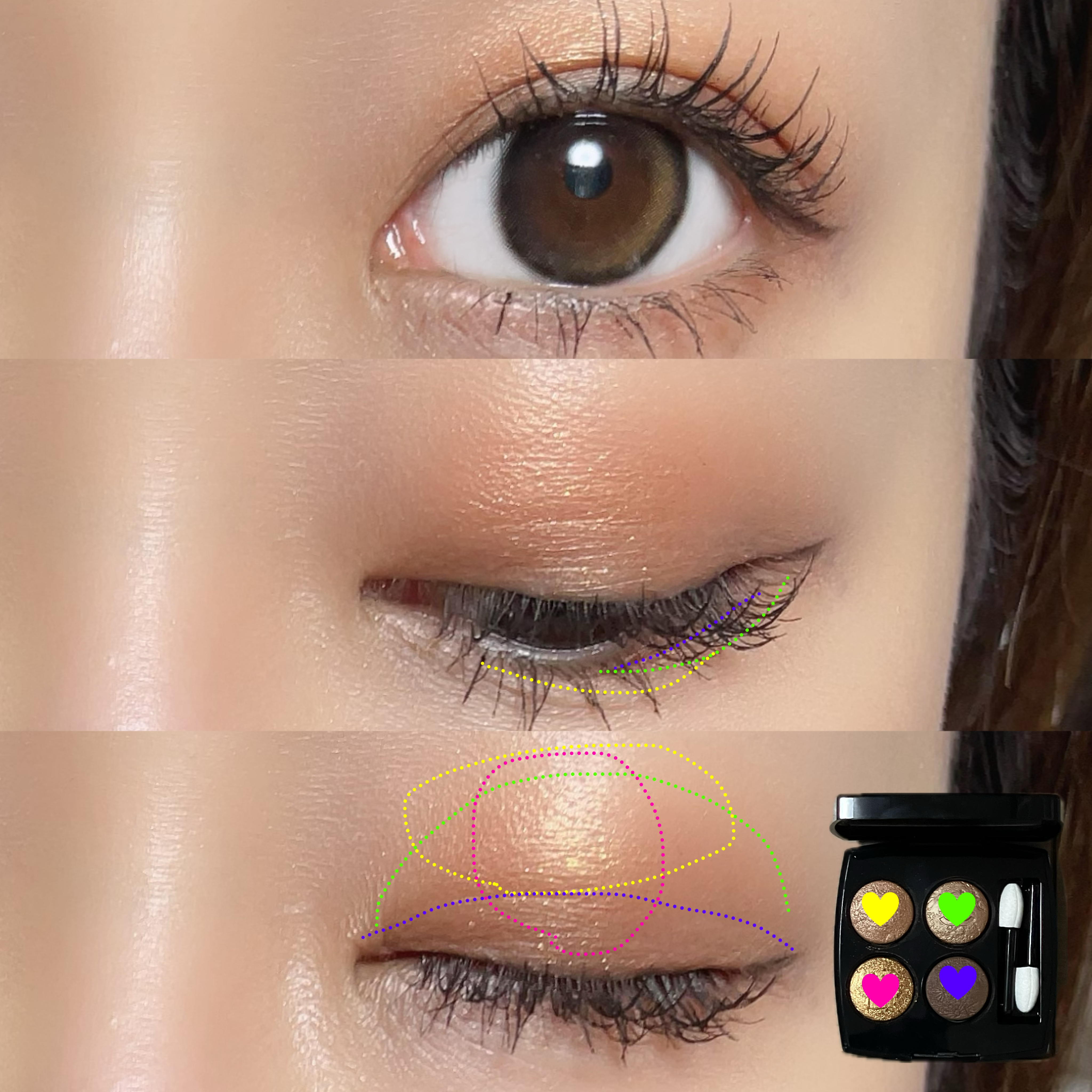 レ キャトル オンブル/CHANEL/アイシャドウパレットを使ったクチコミ（2枚目）