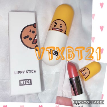 BT21 × VT Cosmetic リッピースティック/VT/口紅を使ったクチコミ（1枚目）