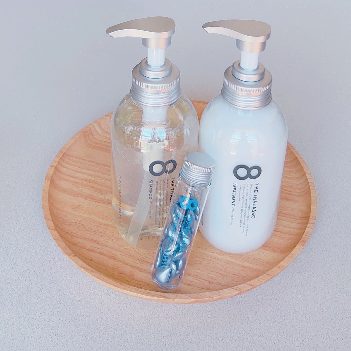 [旧商品]クレンジングリペア＆モイスト 美容液シャンプー／ディープリペア＆アクアモイスト 美容液トリートメント/エイトザタラソ/市販シャンプーを使ったクチコミ（1枚目）