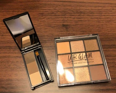 UR GLAM　BLOOMING EYE COLOR PALETTE/U R GLAM/パウダーアイシャドウを使ったクチコミ（1枚目）