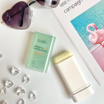 グリーンティー CICA マイルド サンスティック/ラウンドアラウンド/日焼け止めスティックを使ったクチコミ(2枚目)