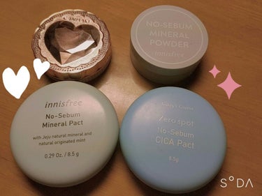 ノーセバム　ミネラルパウダー　N/innisfree/ルースパウダーを使ったクチコミ（1枚目）