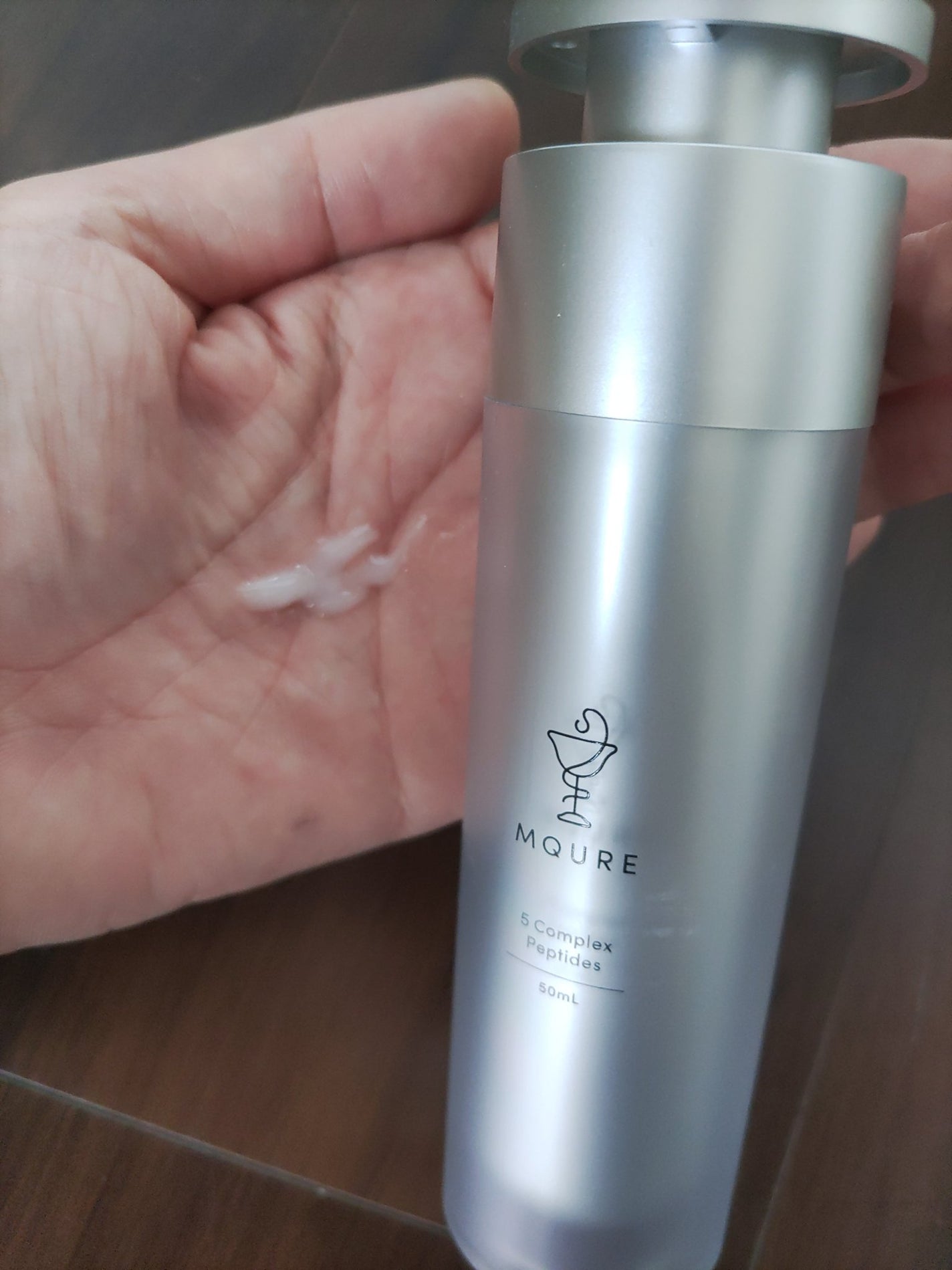 モレキュラーリペアヘアセラム/MQURE/アウトバストリートメントを使ったクチコミ(3枚目)