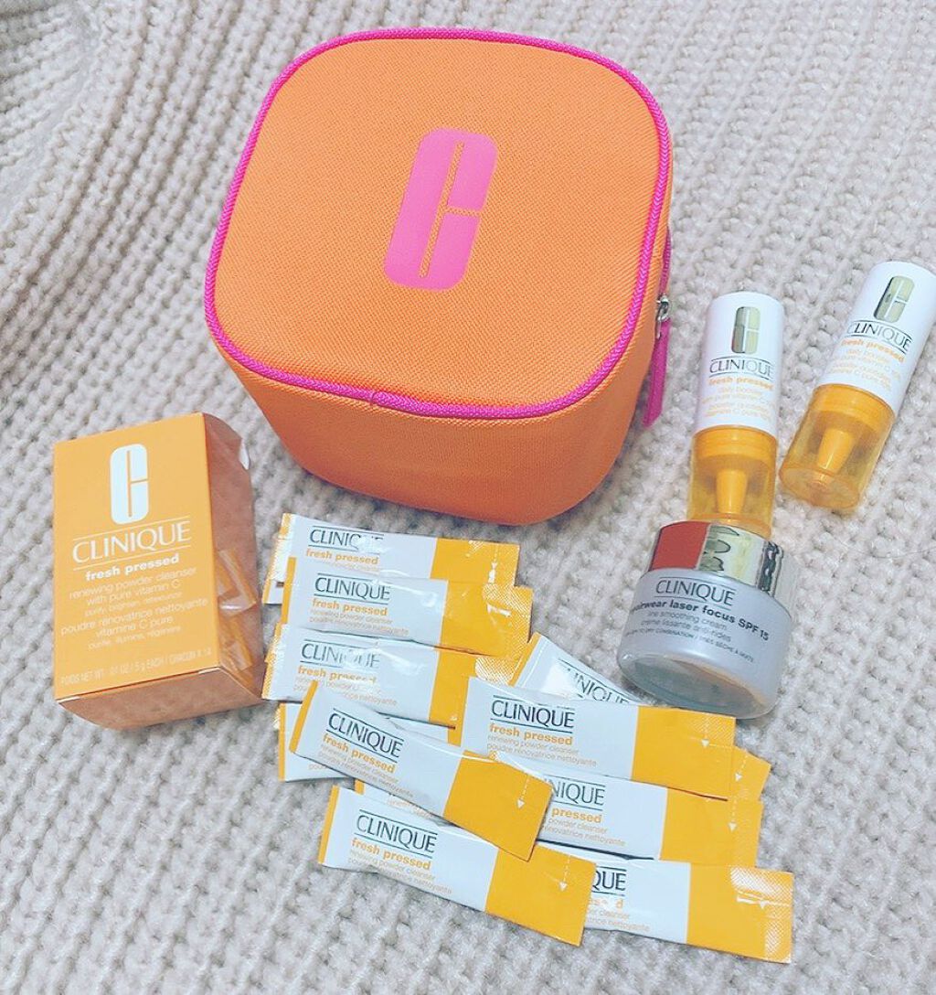 フレッシュ プレスト C セット/CLINIQUE/スキンケアキットを使ったクチコミ（2枚目）