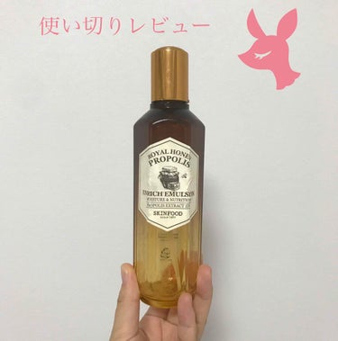 SKINFOOD ロイヤルハニー プロポリス エンリッチ エマルジョンのクチコミ「使い切りレビュー

SKINFOOD
ロイヤルハニー プロポリス エンリッチ エマルジョン

.....」（1枚目）