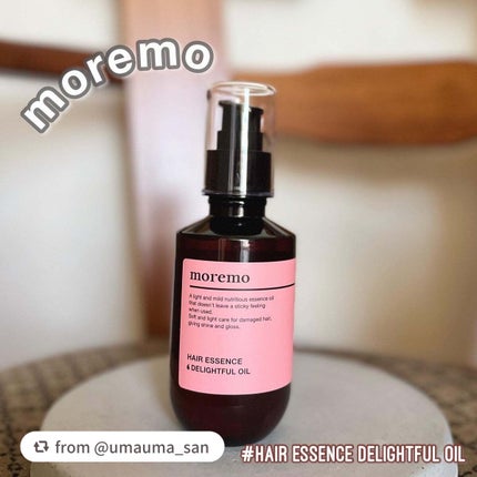 ヘアエッセンスディライトフルオイル 70ml / Hair Essence Delightful Oil 70ml/moremo/ヘアオイルを使ったクチコミ(1枚目)