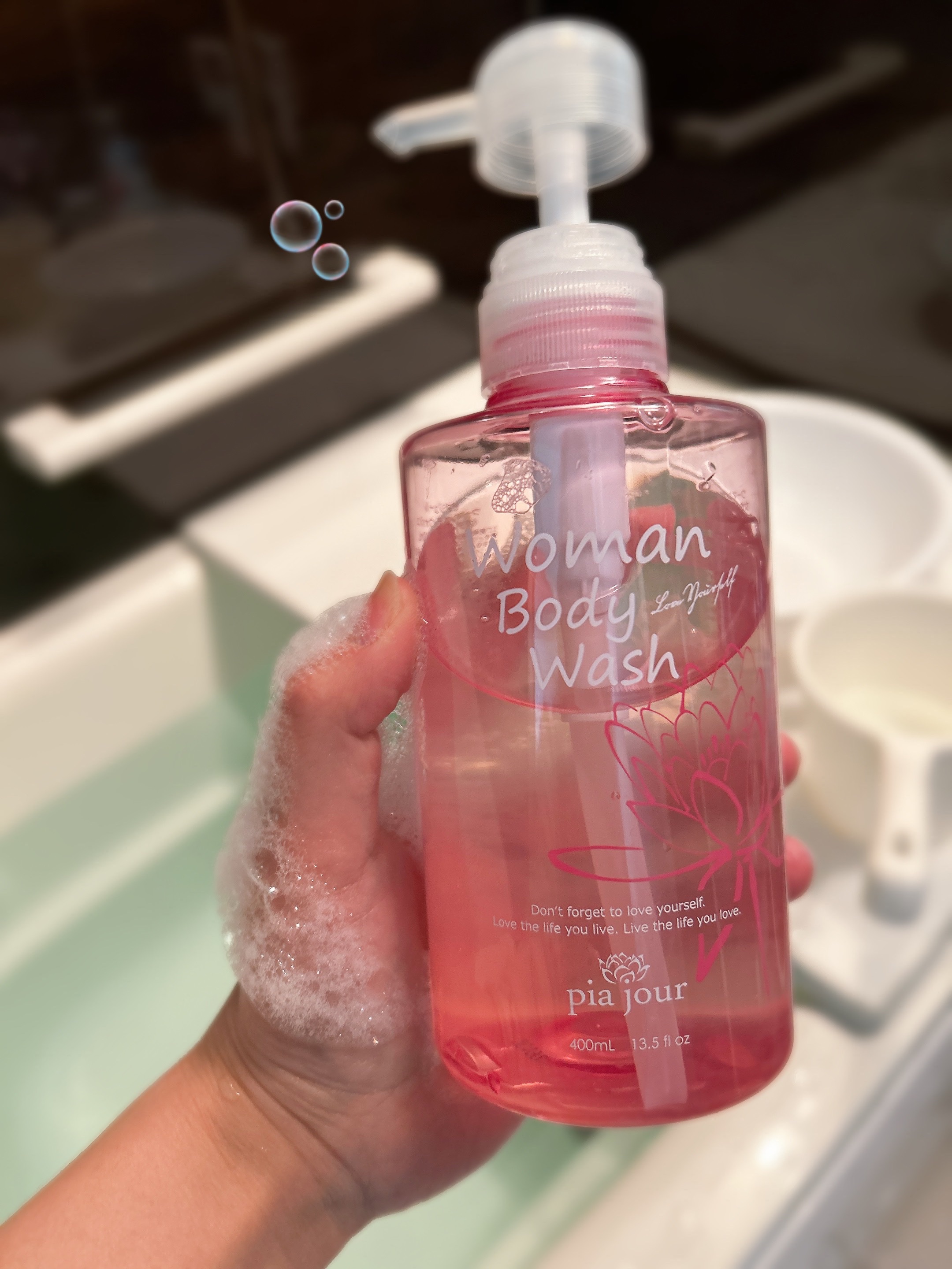 pia jour WomanBodyWashのクチコミ「🛀🫧💗

piajour Woman Body Wash (  @piajour_info ).....」（1枚目）