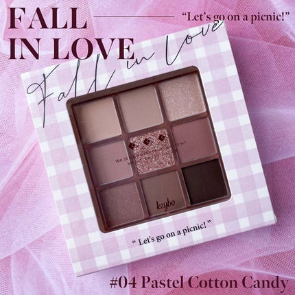 KEYBO FALL IN LOVE SHADOW PALETTE/keybo/アイシャドウパレットを使ったクチコミ(7枚目)