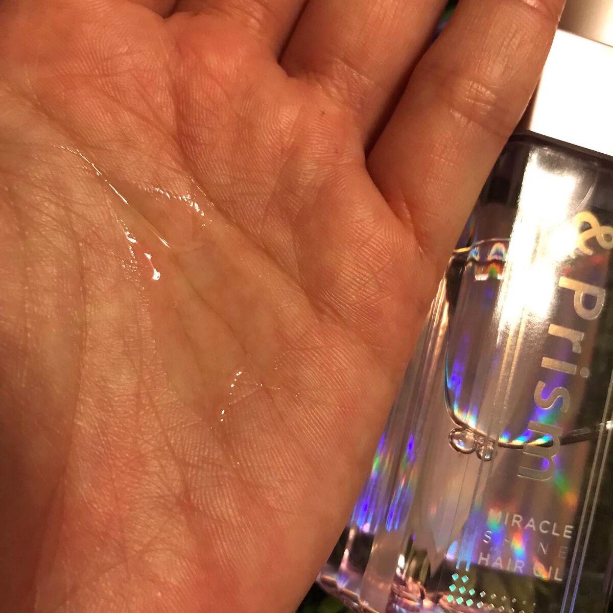 えり on LIPS 「&PrismMIRACLESHINEヘアオイルを使ってみました..」(2枚目)