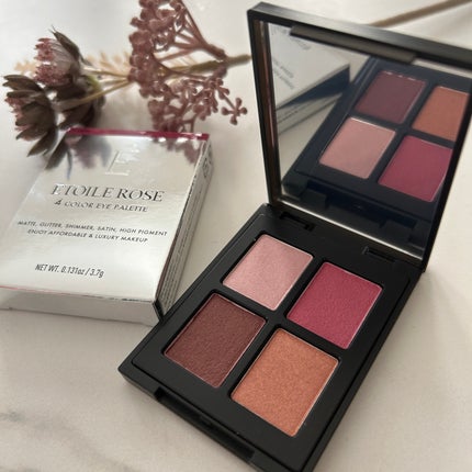 エトワルローズ 4色アイシャドウ/Étoile Rose/アイシャドウパレットを使ったクチコミ(4枚目)