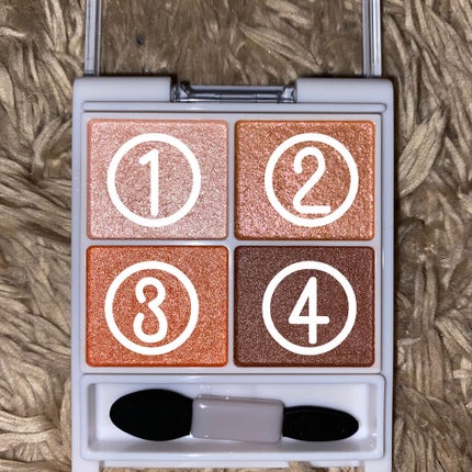 シルキースフレアイズ/キャンメイク/アイシャドウパレットを使ったクチコミ(4枚目)