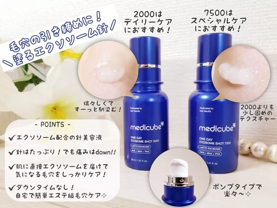 ゼロ1DAYエクソソームショット2000/MEDICUBE/美容液を使ったクチコミ（3枚目）