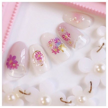 しずくネイルシール/キャンドゥ/ネイルシールを使ったクチコミ(1枚目)