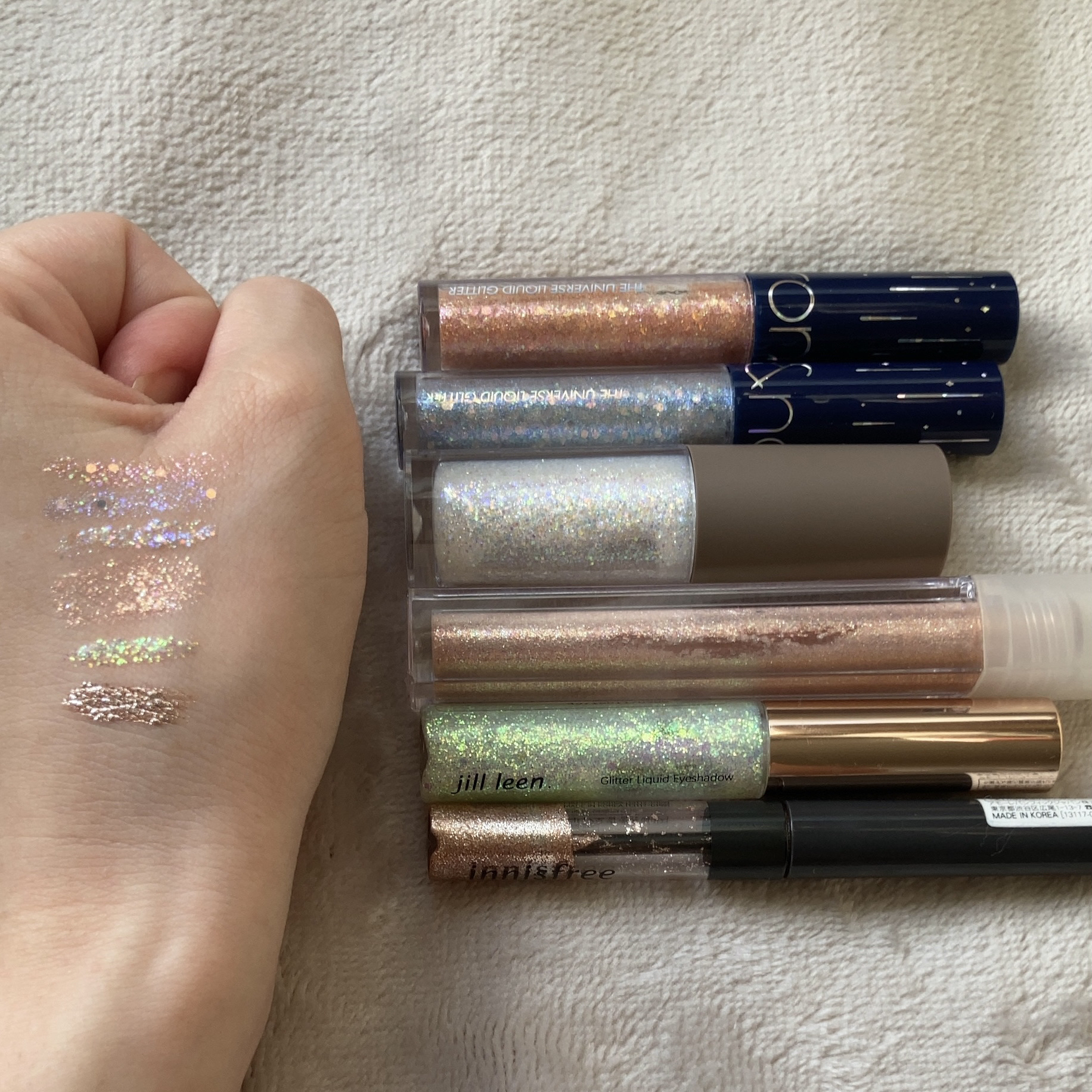 スターグリッターライナー A11 グリーンパイシース/jill leen./ジェルアイライナーを使ったクチコミ（3枚目）