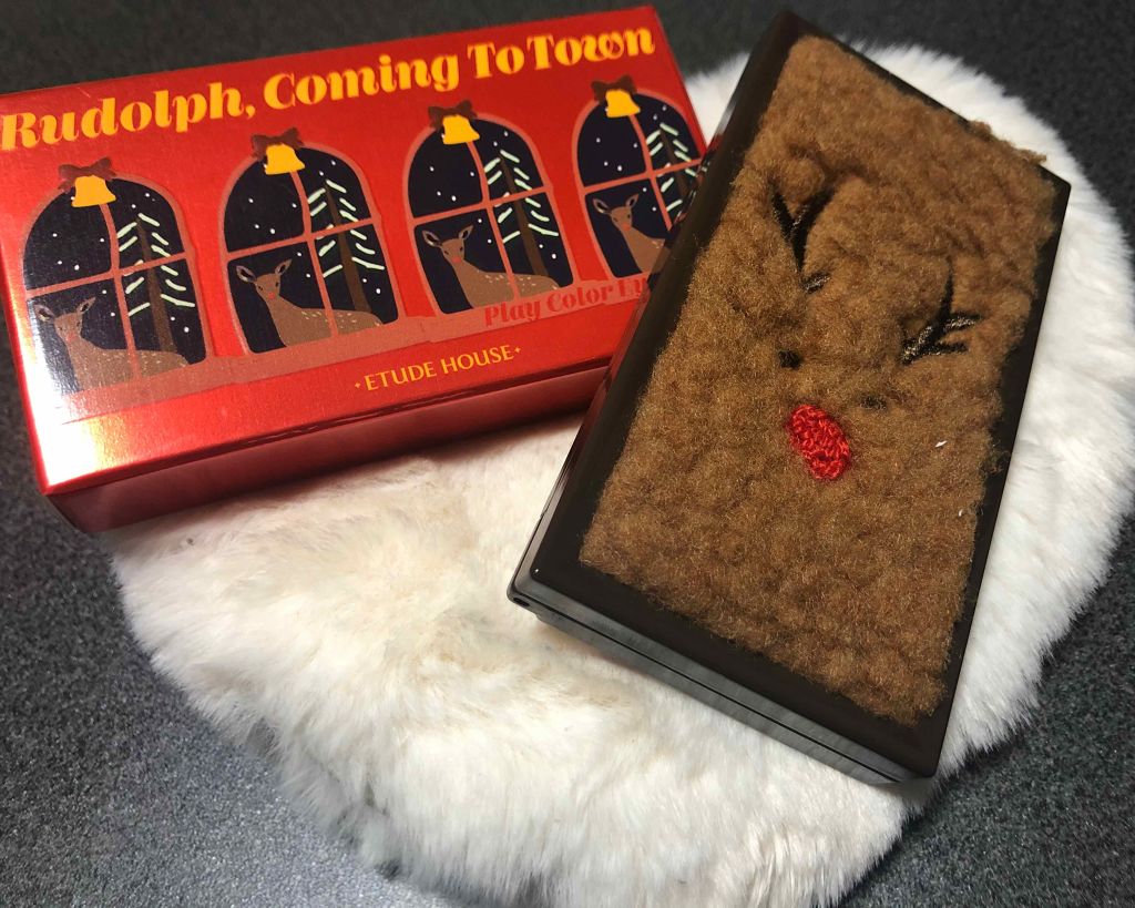 ルドルフ プレイカラー アイシャドウミニ トナカイ/ETUDE/アイシャドウパレットを使ったクチコミ(2枚目)