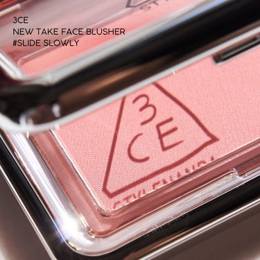 3CE NEW TAKE FACE BLUSHER  #SLIDE SLOWLY/3CE/チークを使ったクチコミ（1枚目）