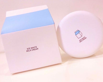 WHITE MILK CREAM/3CE/フェイスクリームを使ったクチコミ(1枚目)
